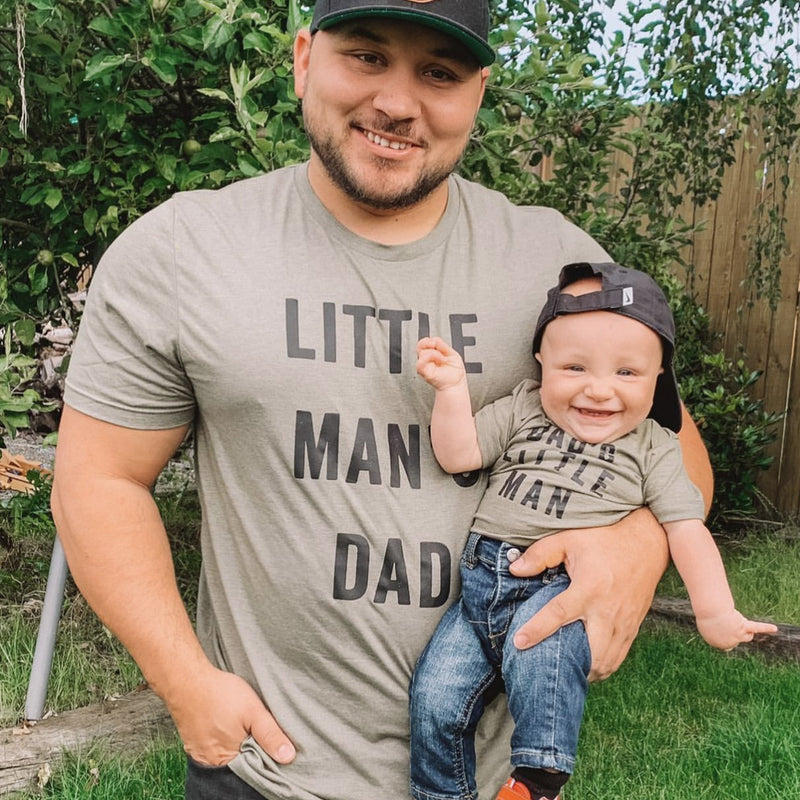 Dad's Little Man / Little Man's Dad - Set of 2 Shirts