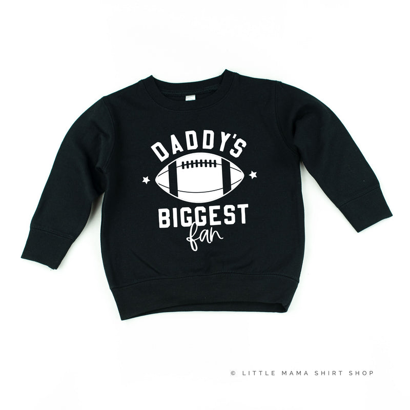 Daddy's Biggest Fan - (Football) - Child Sweater