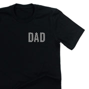BLOCK FONT CHECKERS - DAD - Unisex Tee Little Mama Shirt Shop
