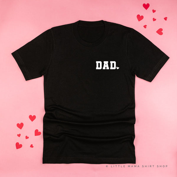 Varsity Heart - Dad (pocket) - Unisex Tee