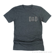 BLOCK FONT CHECKERS - DAD - Unisex Tee Little Mama Shirt Shop