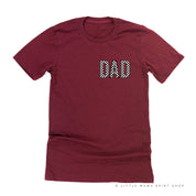 BLOCK FONT CHECKERS - DAD - Unisex Tee Little Mama Shirt Shop