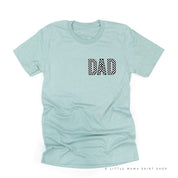 BLOCK FONT CHECKERS - DAD - Unisex Tee Little Mama Shirt Shop