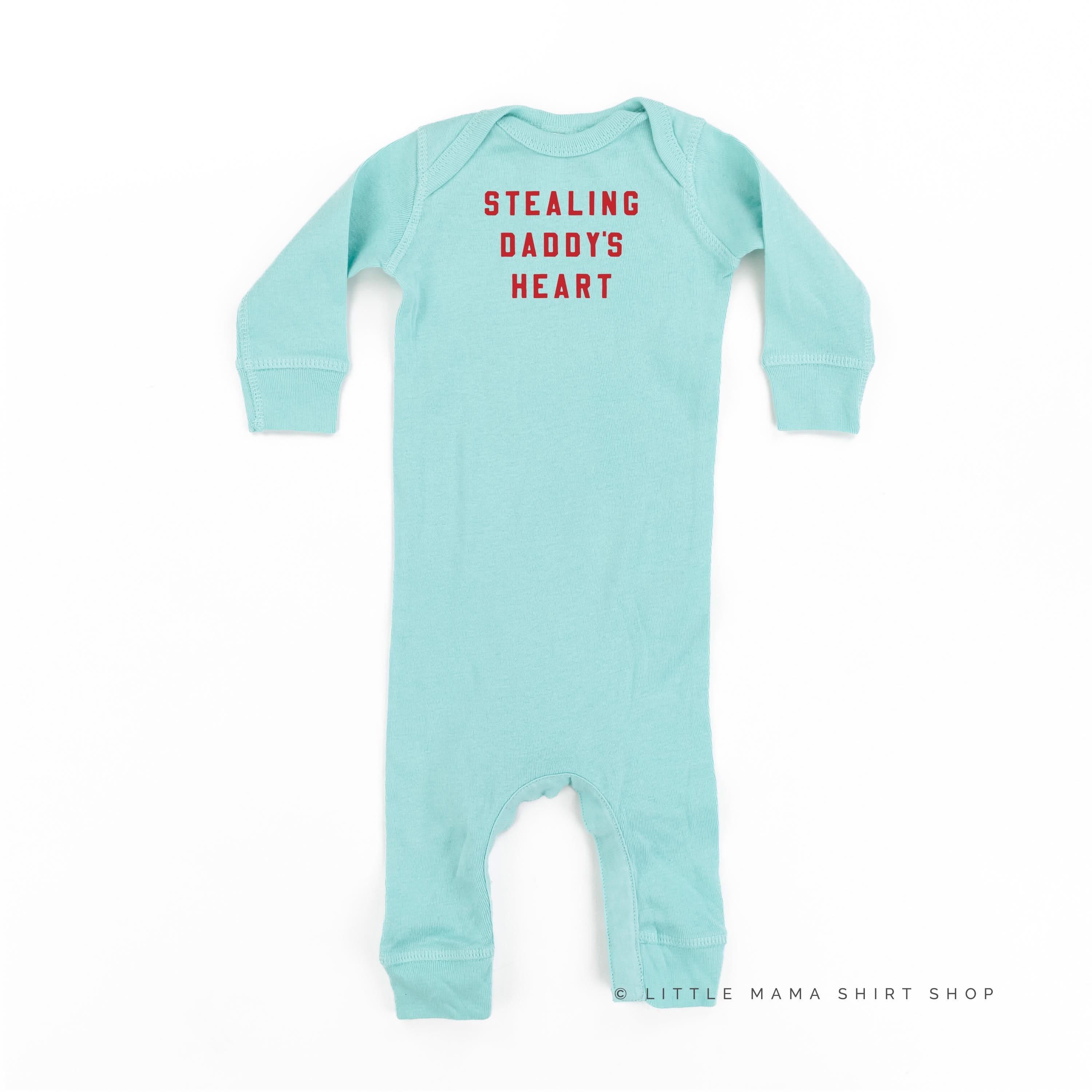 Stealing Daddy's Heart - Baby Sleeper Little Mama Shirt Shop