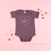 Daddy's Girl (Heart Around) - Child Tee Little Mama Shirt Shop