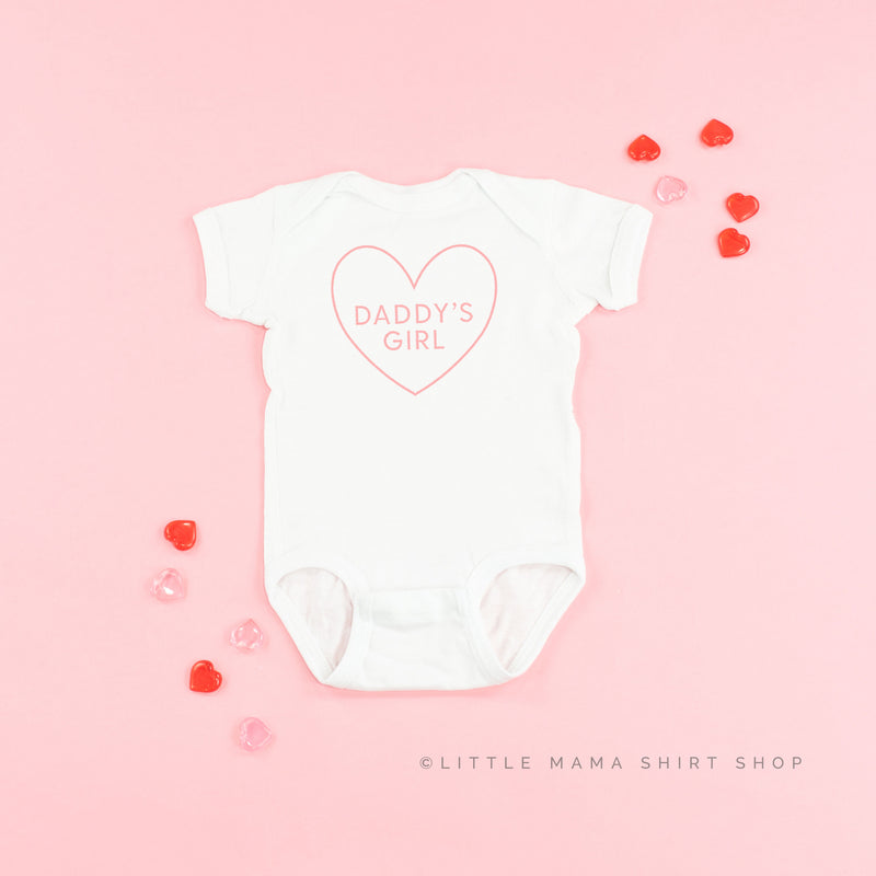 DADDY'S GIRL ♡ (Heart Around) - Short Sleeve Child Tee