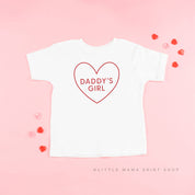 Daddy's Girl (Heart Around) - Child Tee Little Mama Shirt Shop