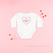 Daddy's Girl (Heart Around) - Child LONG SLEEVE Tee Little Mama Shirt Shop