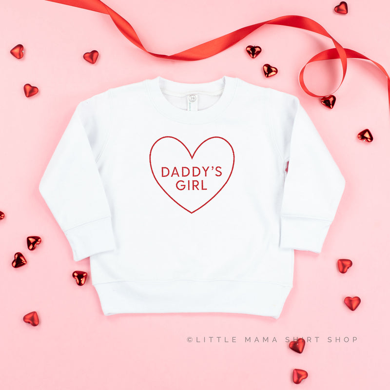 DADDY'S GIRL ♡ (Heart Around)  - Child Sweater