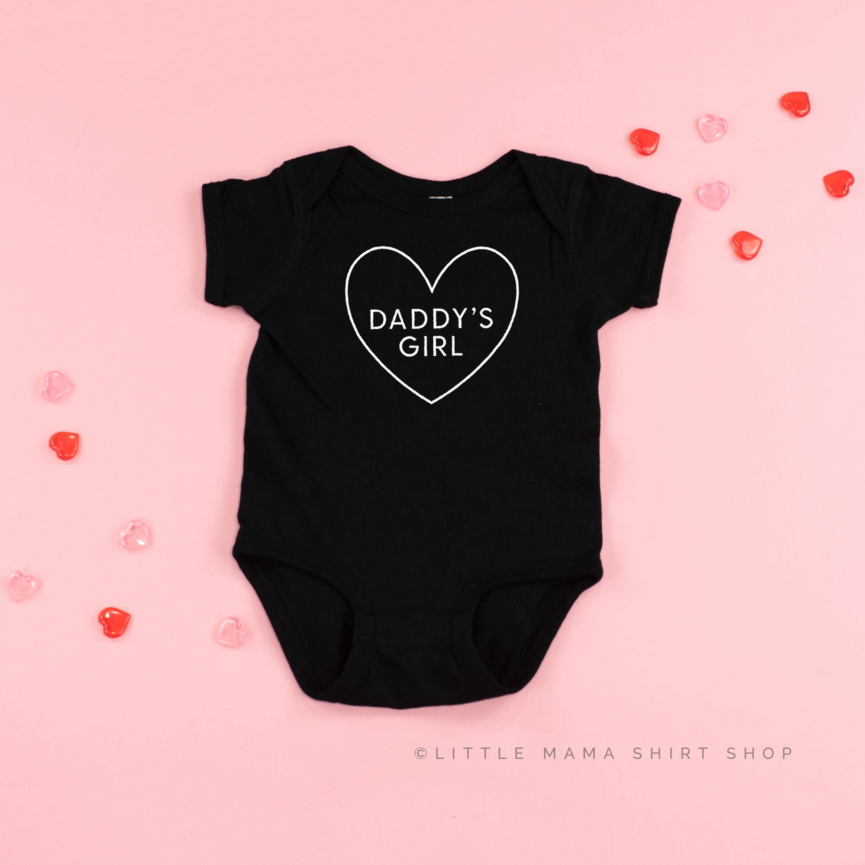 Daddy's Girl (Heart Around) - Child Tee Little Mama Shirt Shop