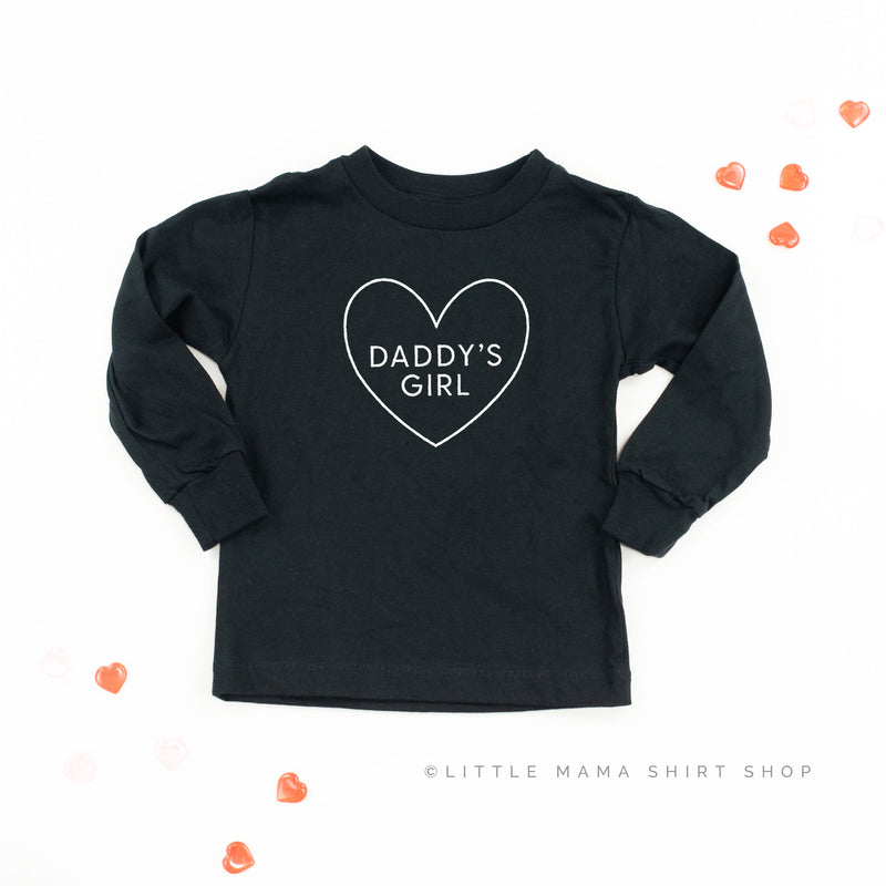DADDY'S GIRL ♡ (Heart Around) - Long Sleeve Child Shirt