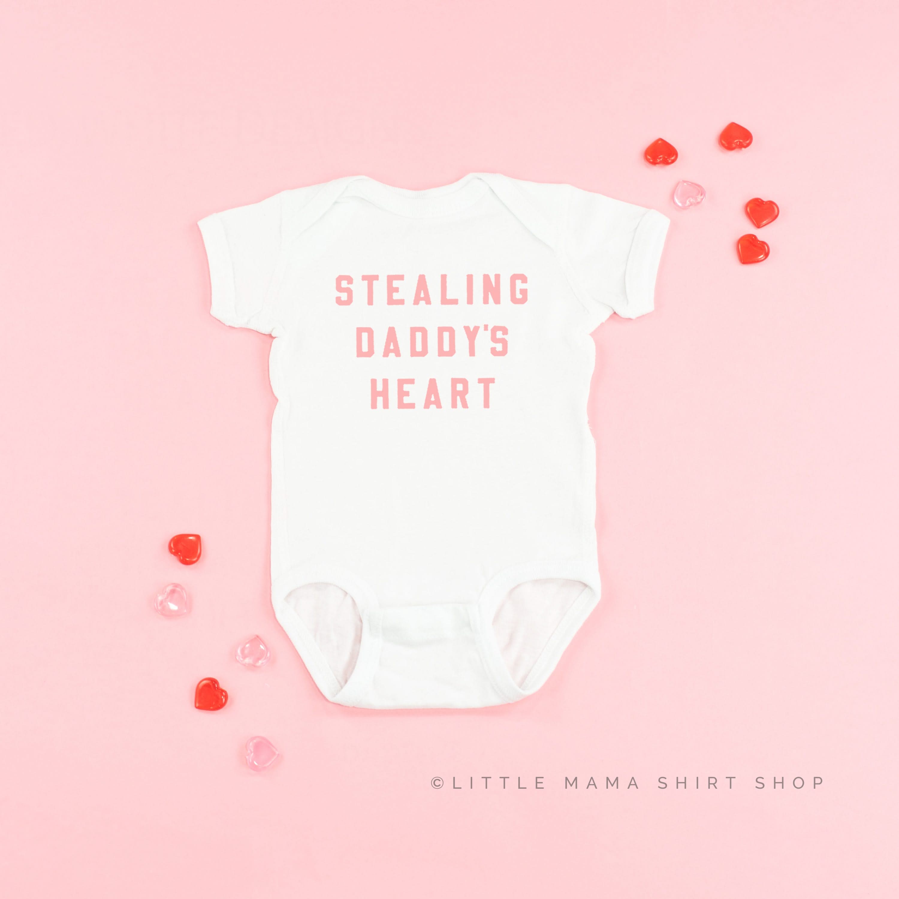 Stealing Daddy's Heart - Child Tee Little Mama Shirt Shop