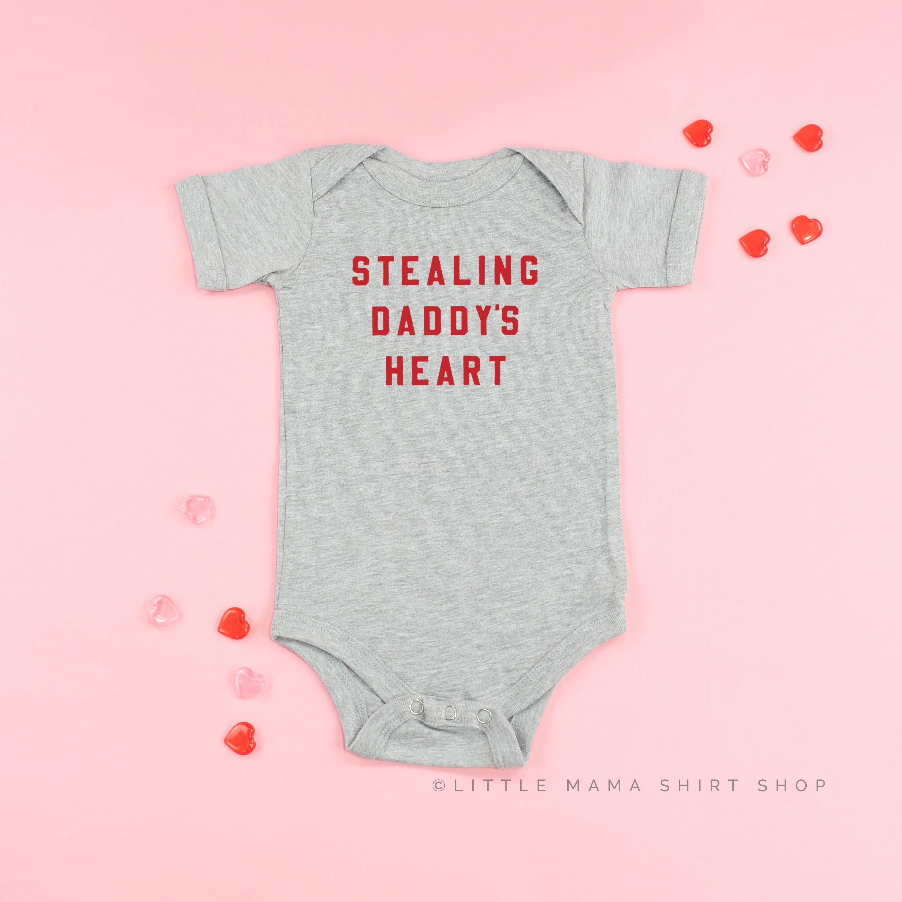Stealing Daddy's Heart - Child Tee Little Mama Shirt Shop