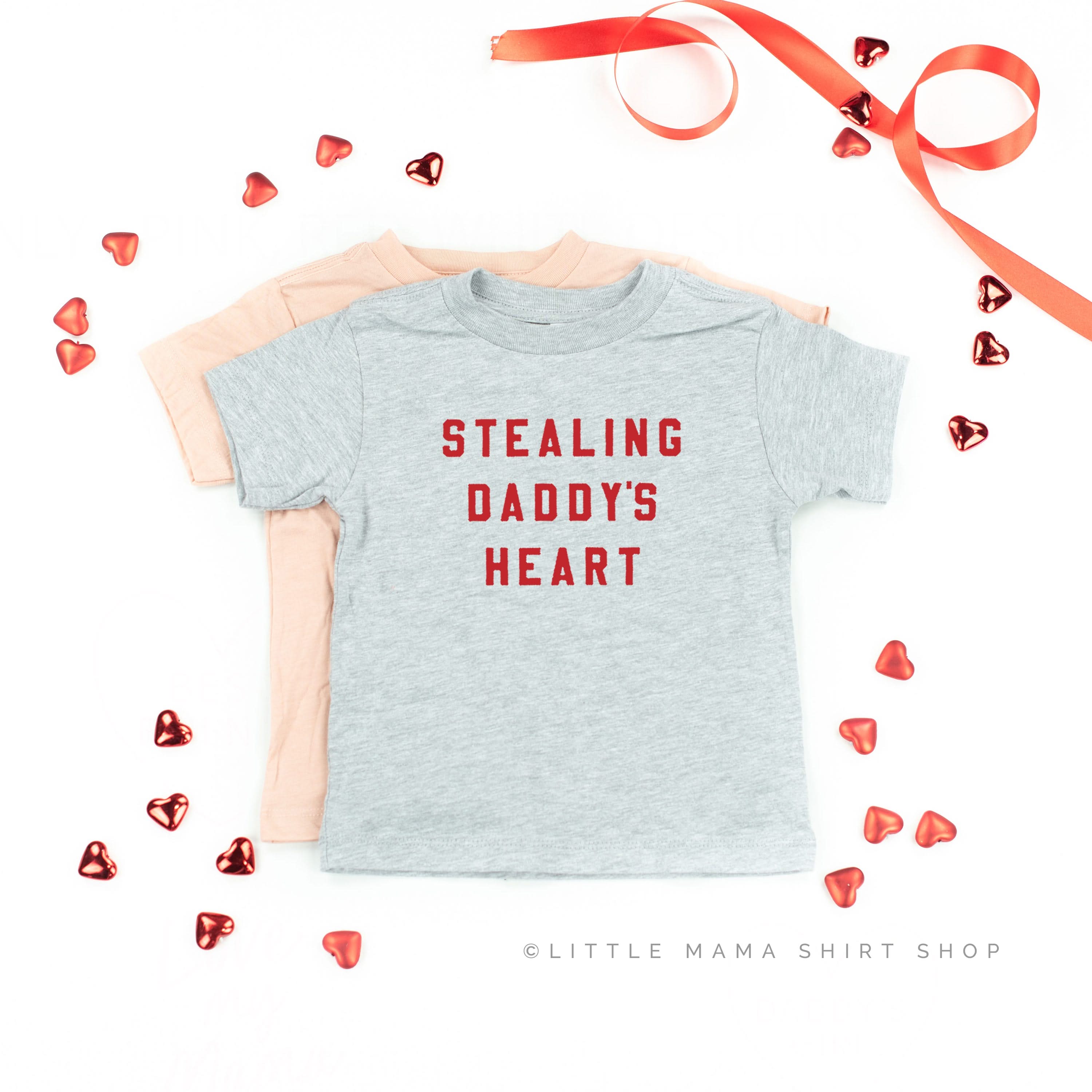 Stealing Daddy's Heart - Child Tee Little Mama Shirt Shop