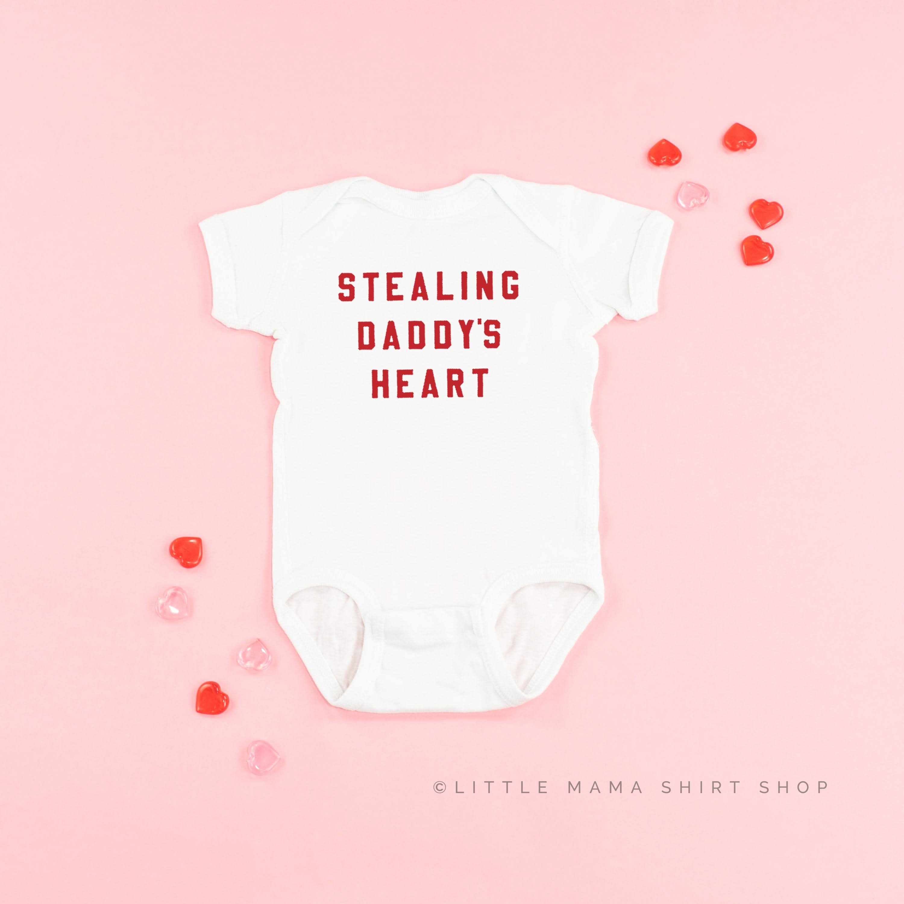 Stealing Daddy's Heart - Child Tee Little Mama Shirt Shop