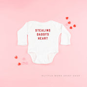 Stealing Daddy's Heart - Child LONG SLEEVE Tee Little Mama Shirt Shop