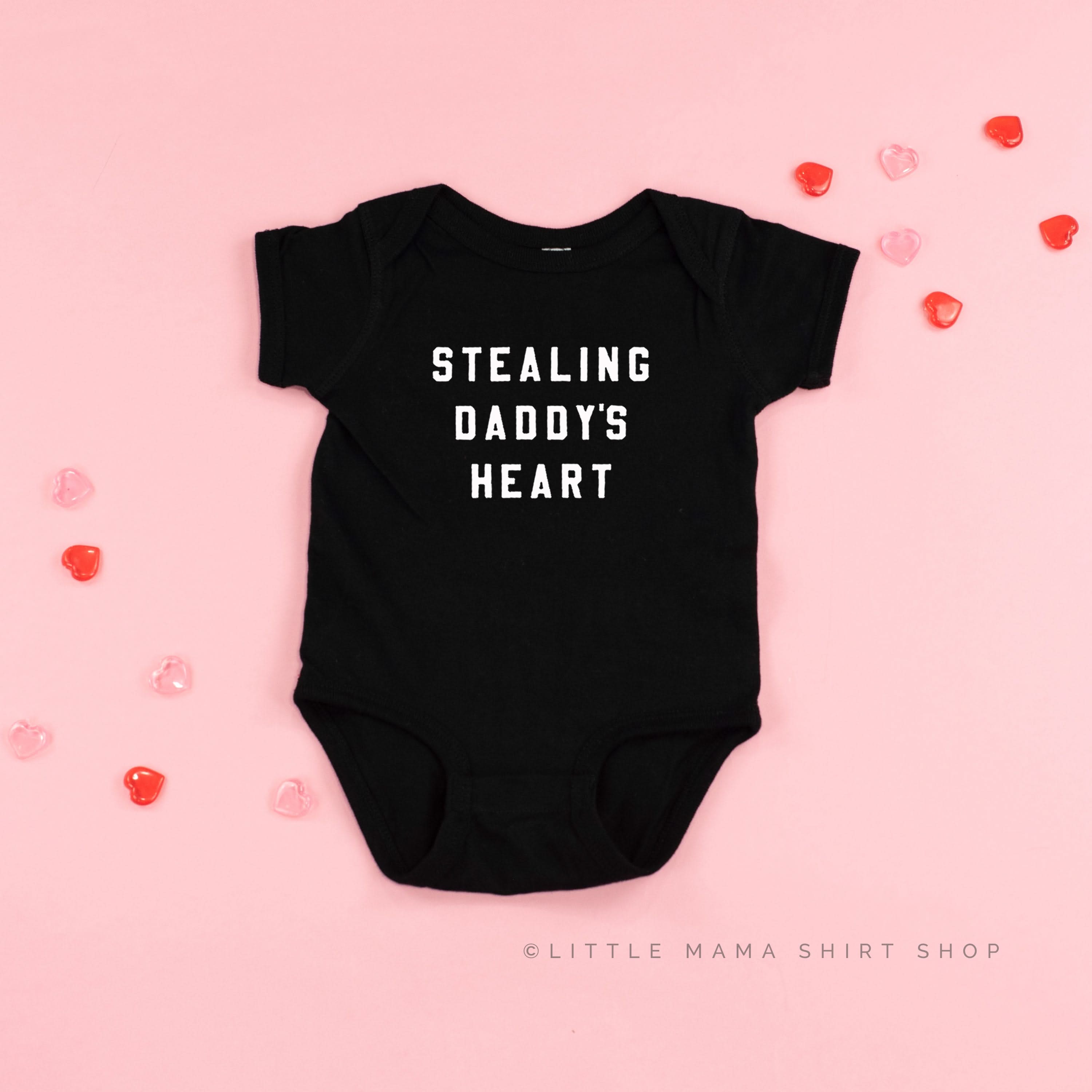 Stealing Daddy's Heart - Child Tee Little Mama Shirt Shop