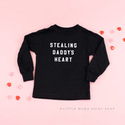 Stealing Daddy's Heart - Child LONG SLEEVE Tee Little Mama Shirt Shop