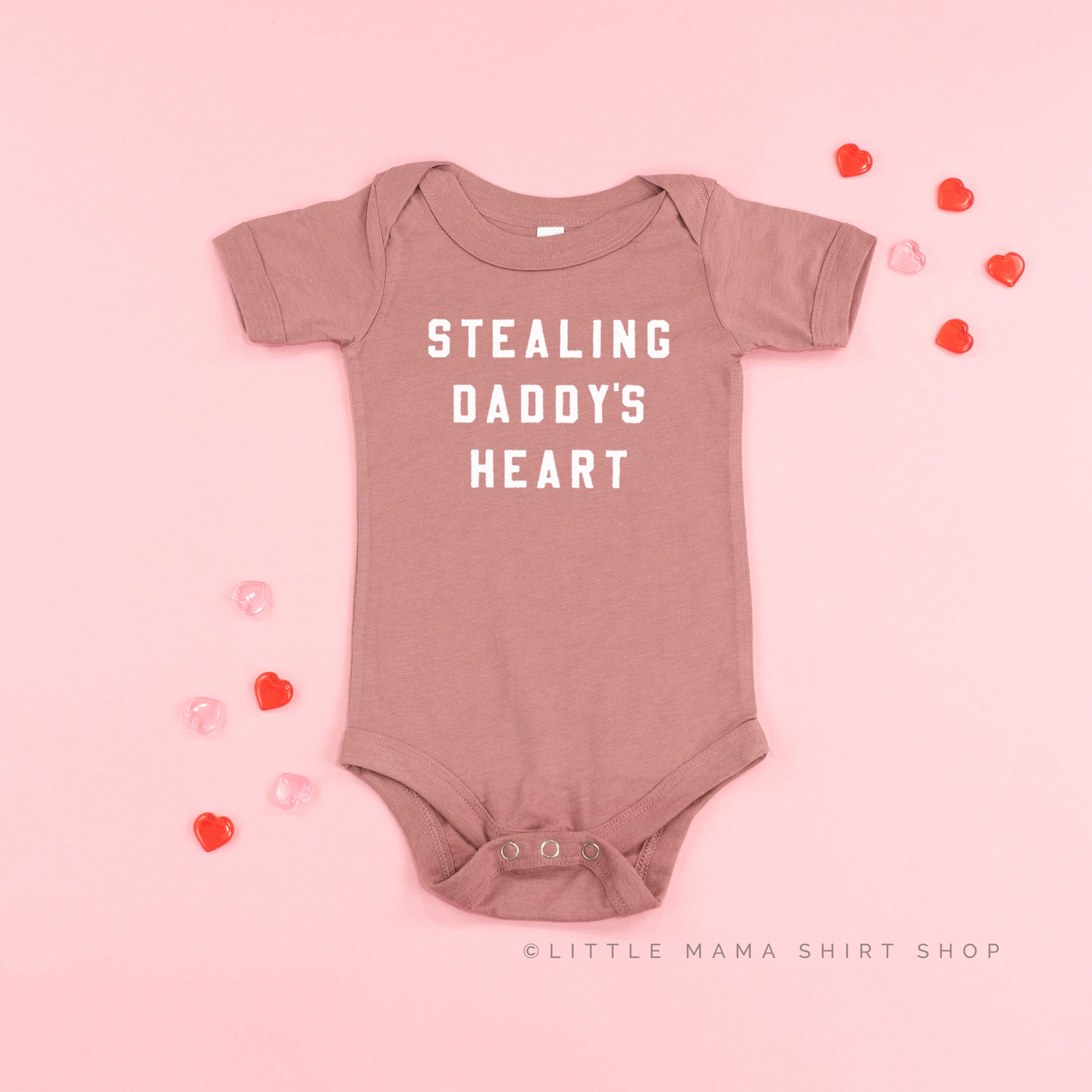 Stealing Daddy's Heart - Child Tee Little Mama Shirt Shop