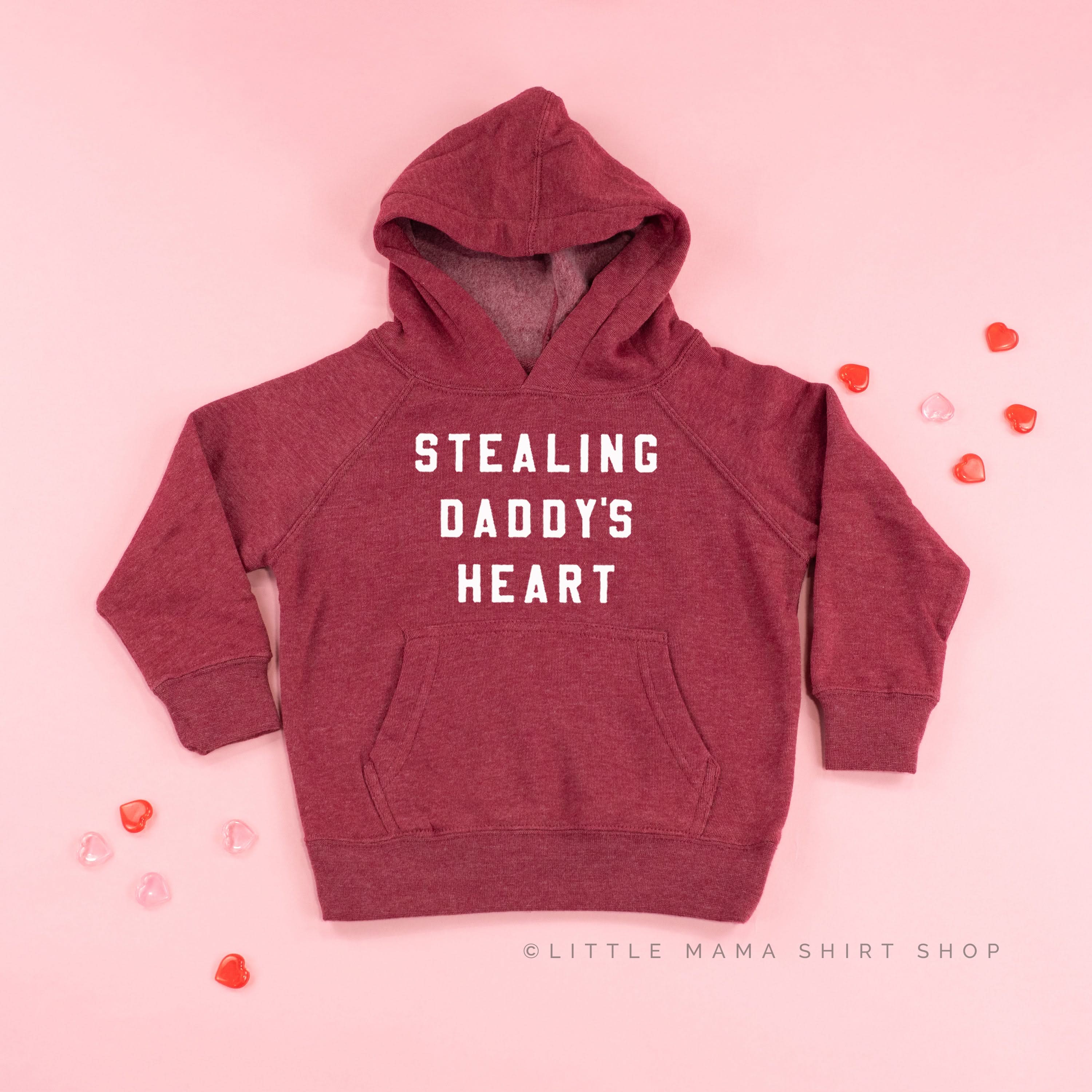 Stealing Daddy's Heart - Child HOODIE Little Mama Shirt Shop