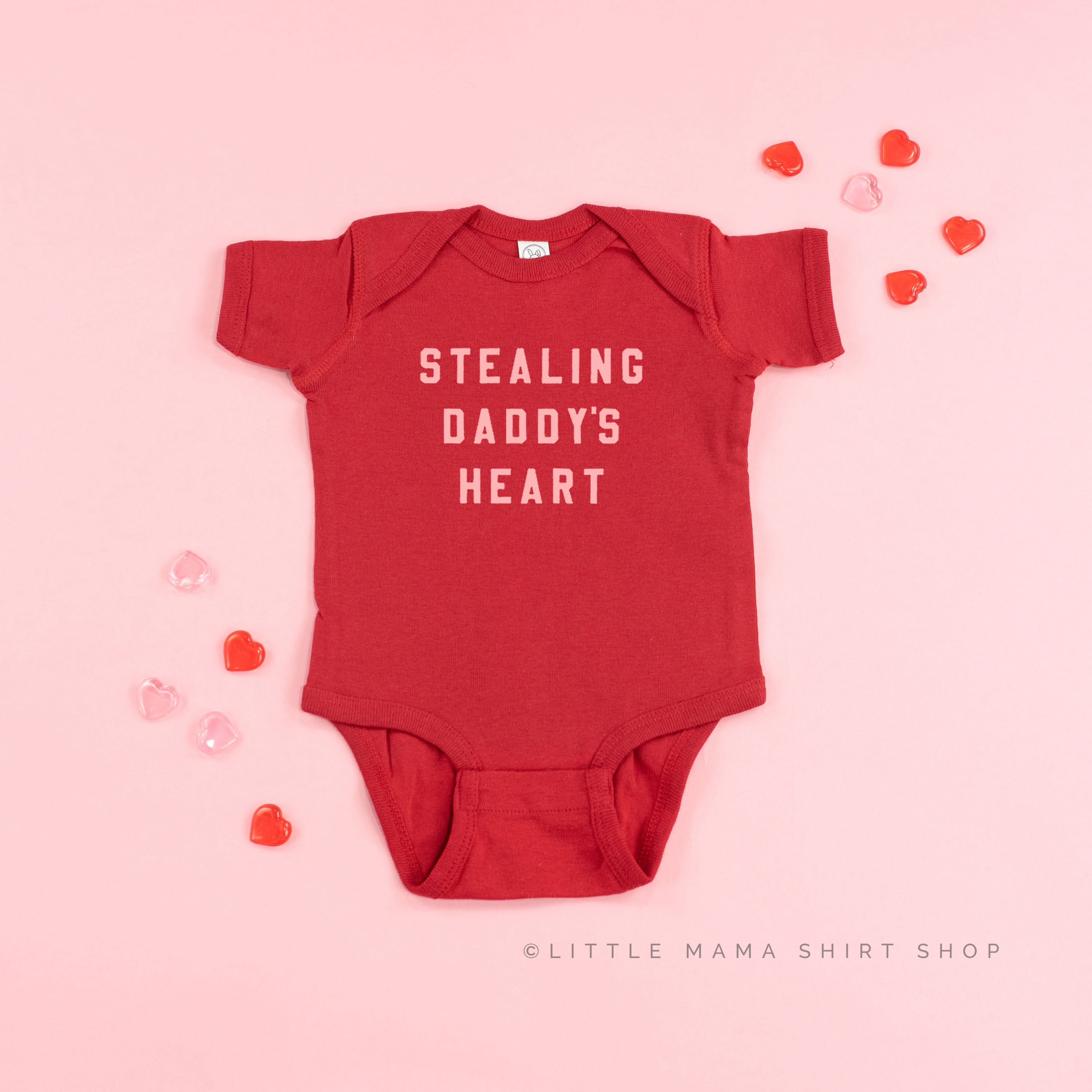 Stealing Daddy's Heart - Child Tee Little Mama Shirt Shop