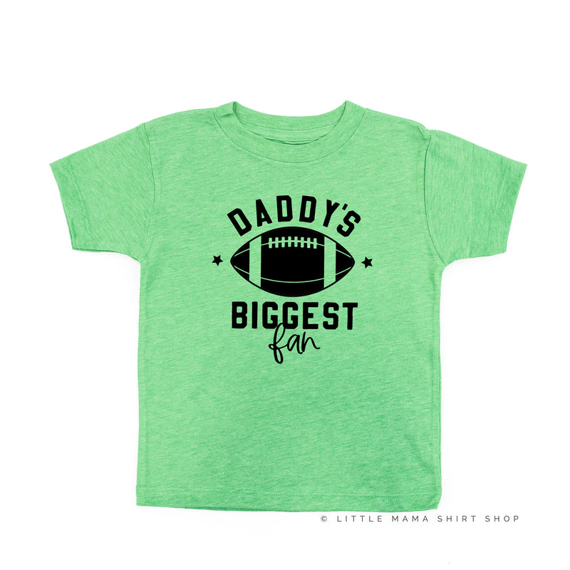 Daddy's Biggest Fan - (Football) - Short Sleeve Child Shirt