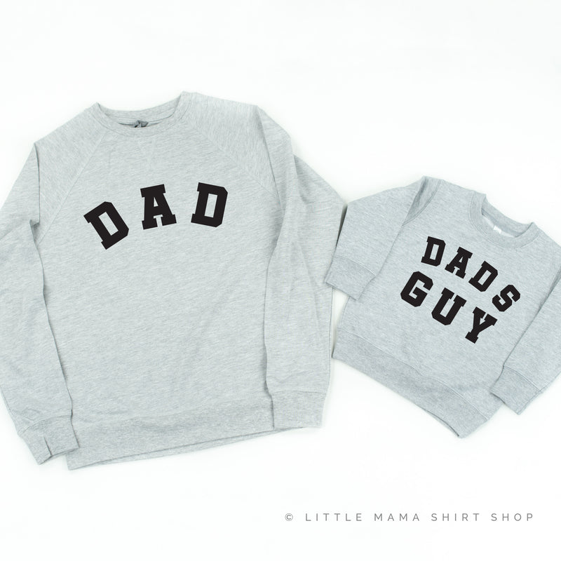DAD - Arched Varsity / DAD'S GUY - Set of 2 Matching Sweaters