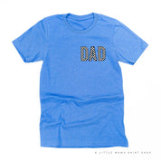 BLOCK FONT CHECKERS - DAD - Unisex Tee Little Mama Shirt Shop