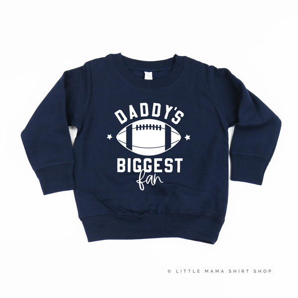 Daddy's Biggest Fan - (Football) - Child Sweater