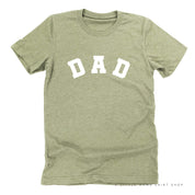 DAD - Arched Varsity - Unisex Tee Little Mama Shirt Shop