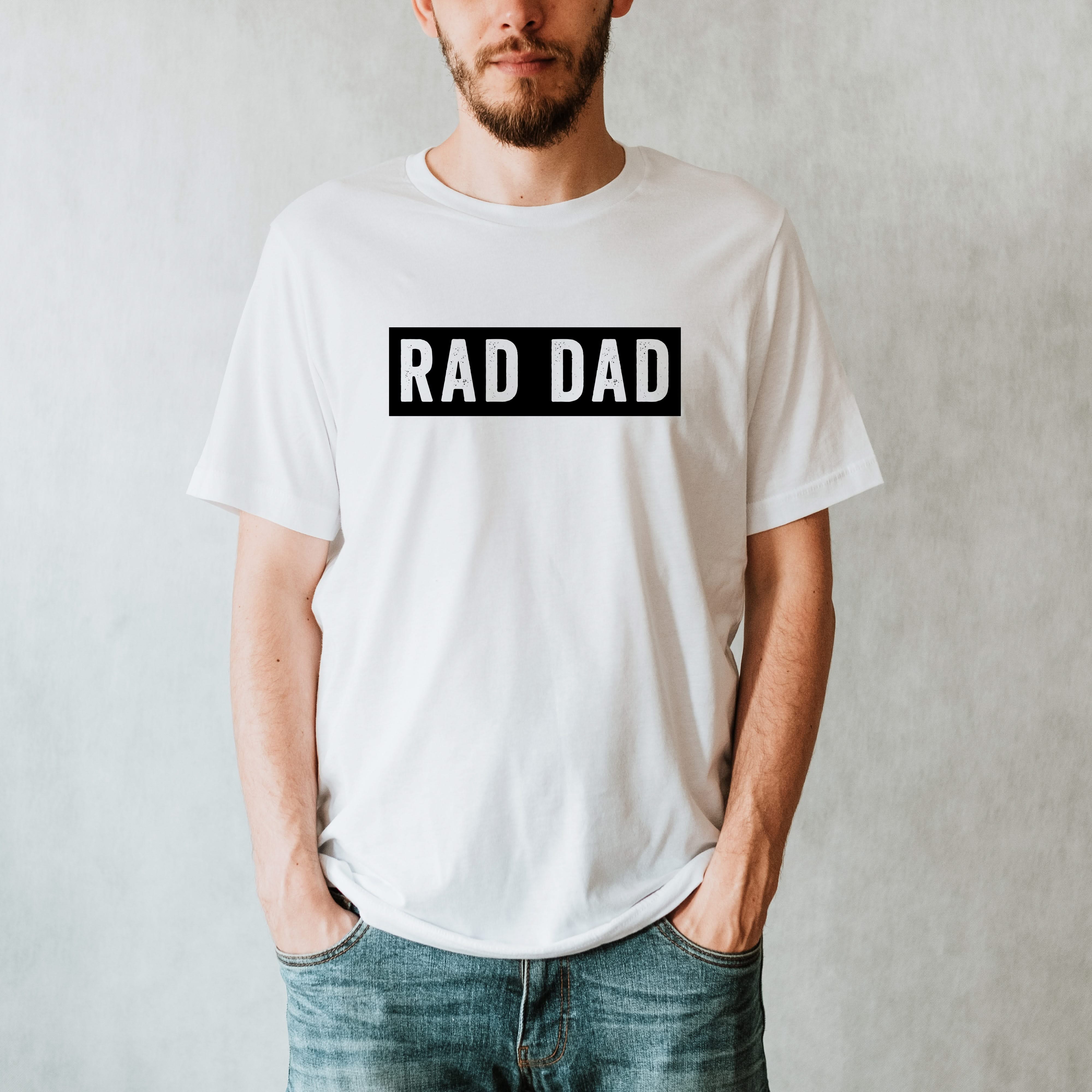 RAD DAD (One Line) - Unisex Tee Little Mama Shirt Shop