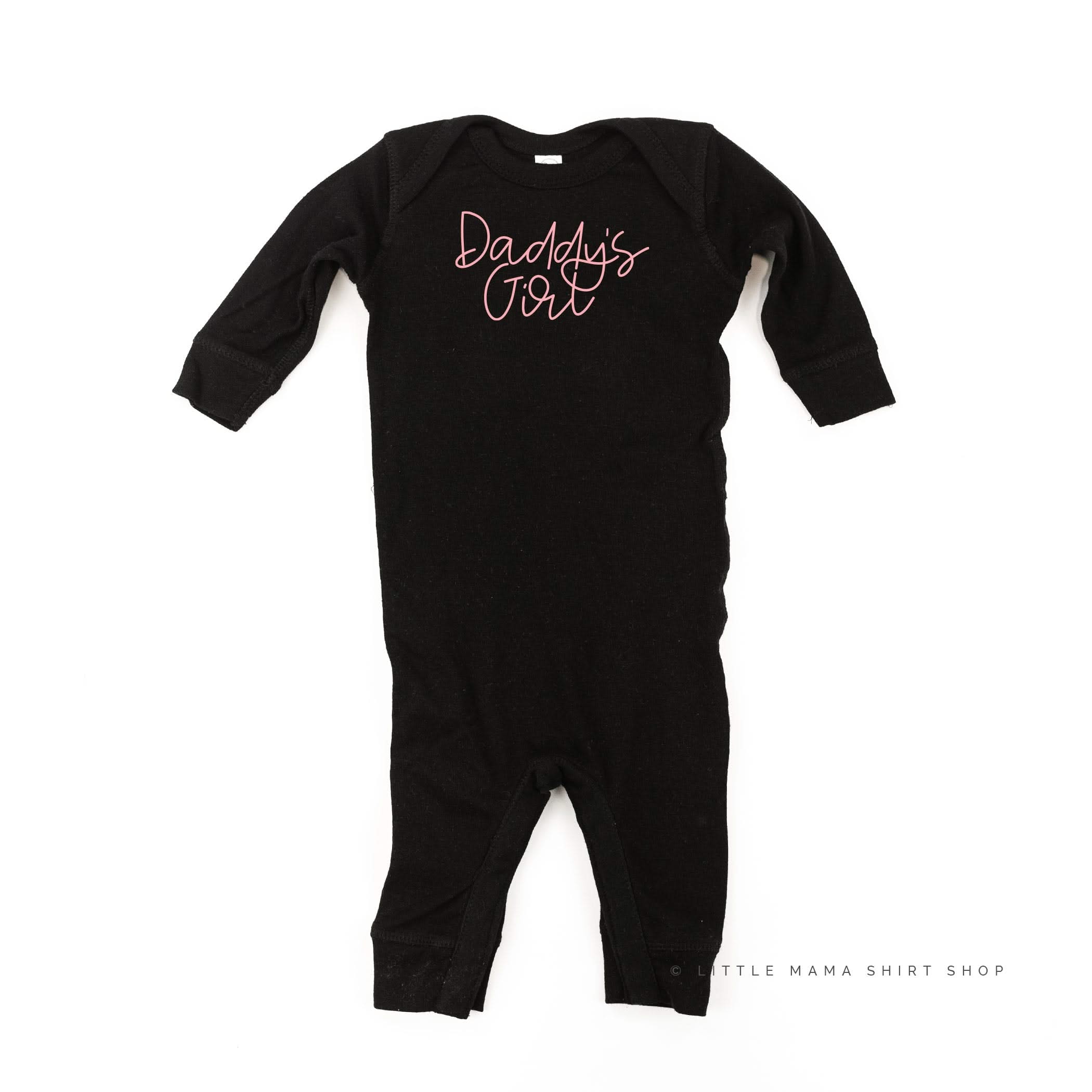 Daddy's Girl - Cursive - One Piece Baby Sleeper Little Mama Shirt Shop