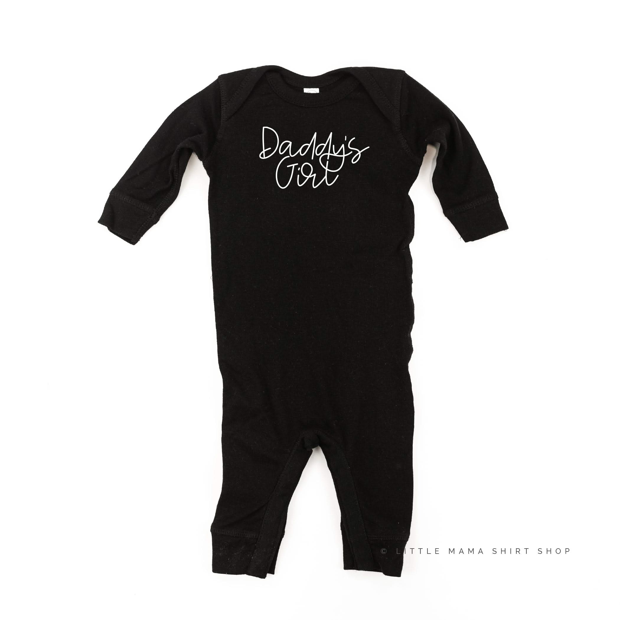 Daddy's Girl - Cursive - One Piece Baby Sleeper Little Mama Shirt Shop