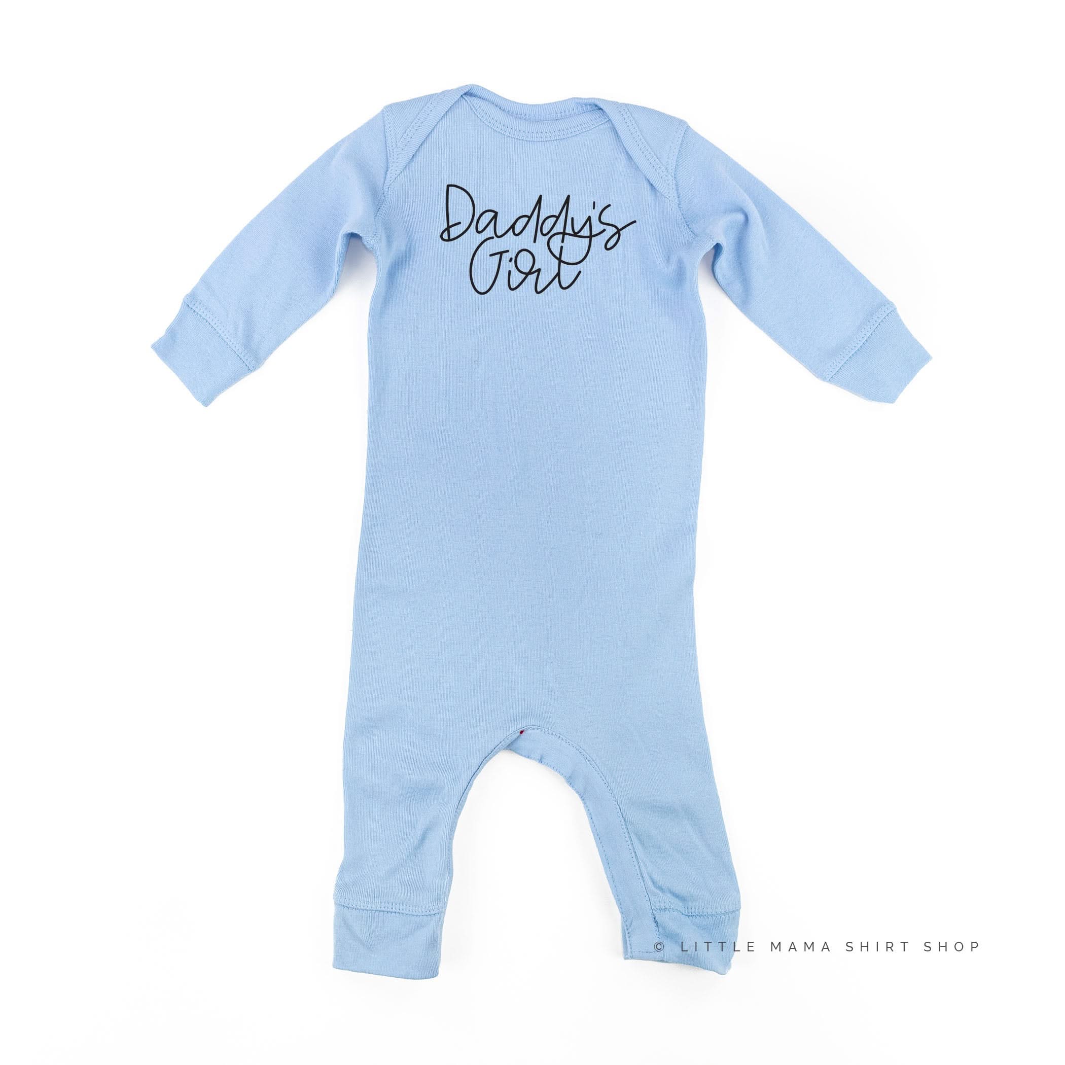 Daddy's Girl - Cursive - One Piece Baby Sleeper Little Mama Shirt Shop