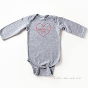 Daddy's Girl (Heart Around) - Child LONG SLEEVE Tee Little Mama Shirt Shop