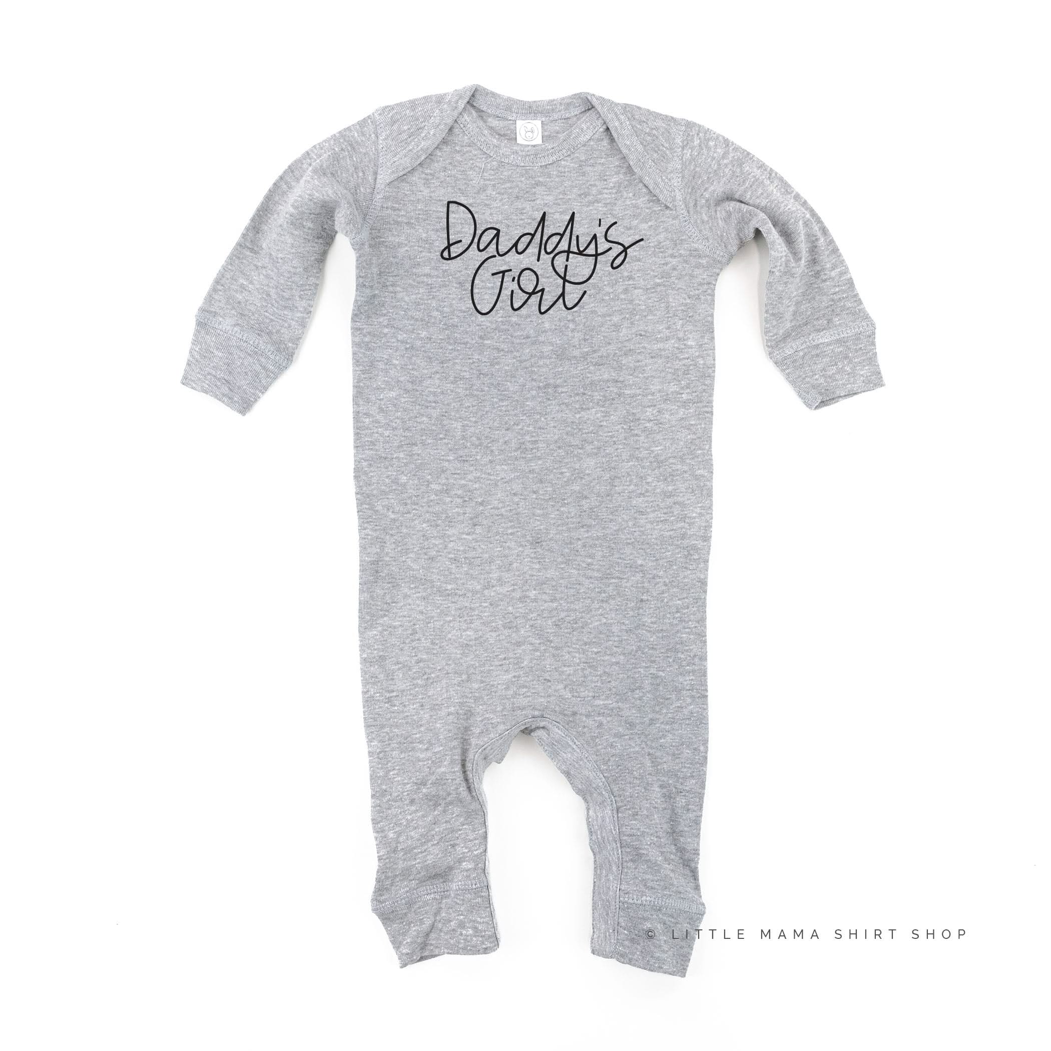 Daddy's Girl - Cursive - One Piece Baby Sleeper Little Mama Shirt Shop