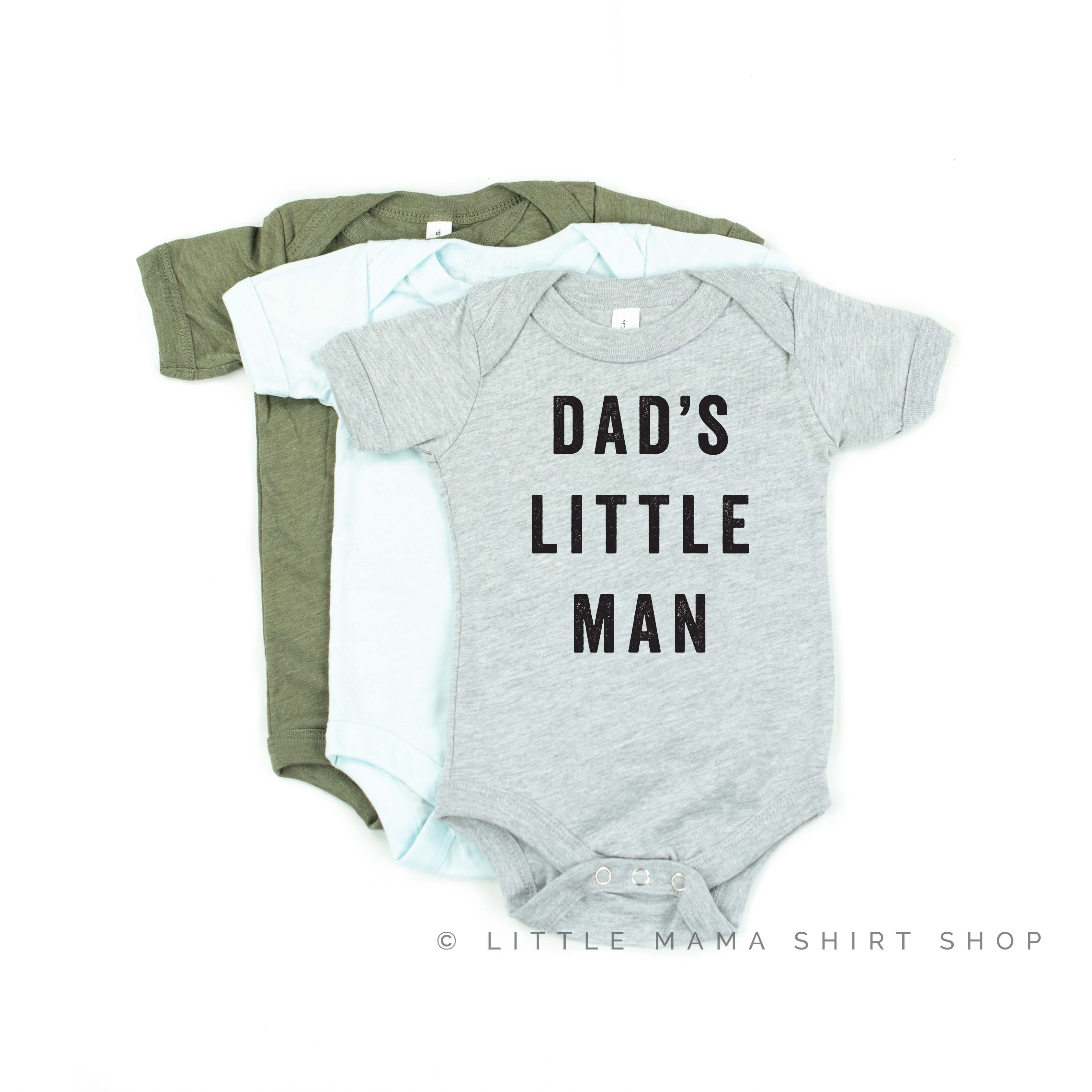 Dad's Little Man - Child Shirt Little Mama Shirt Shop
