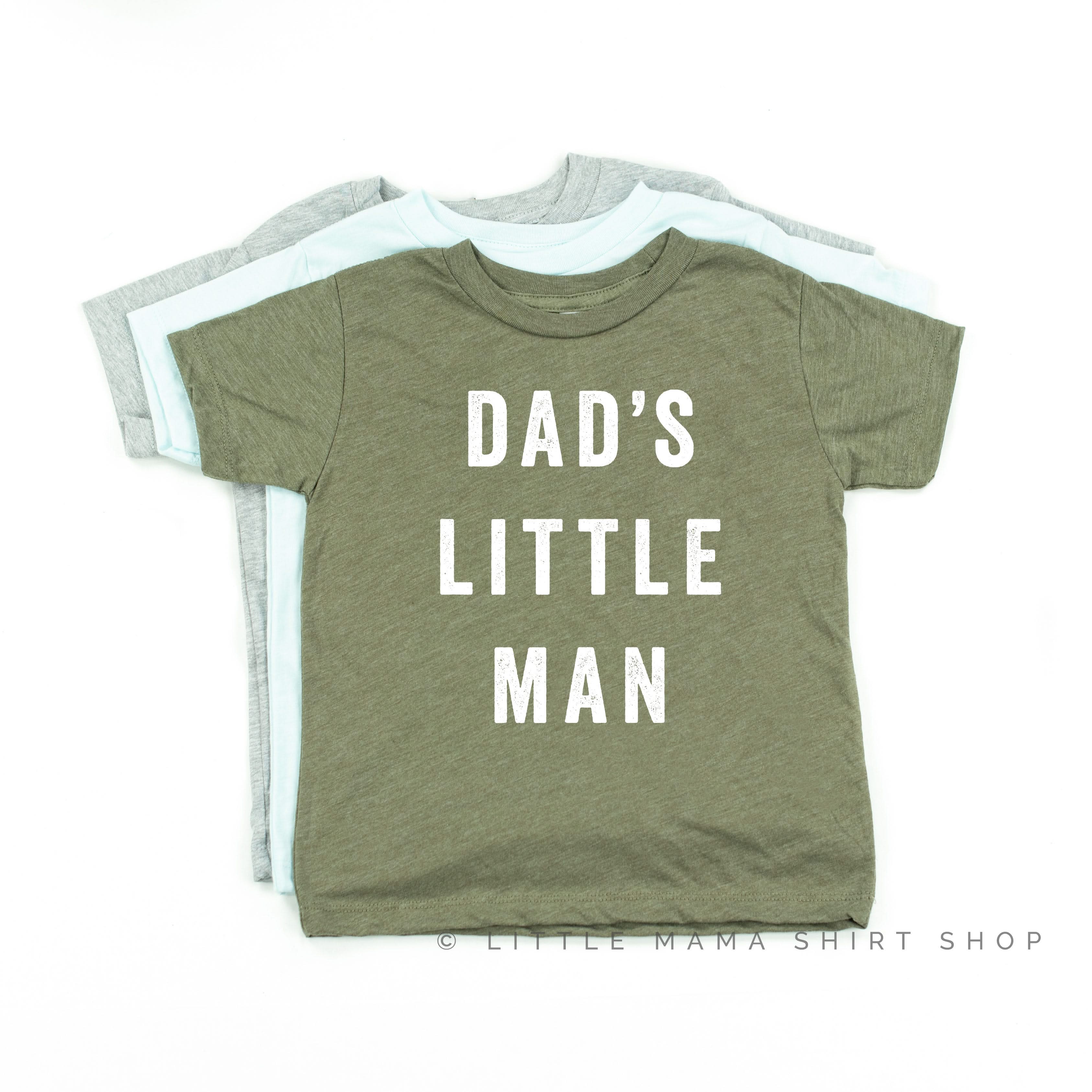 Dad's Little Man - Child Shirt Little Mama Shirt Shop