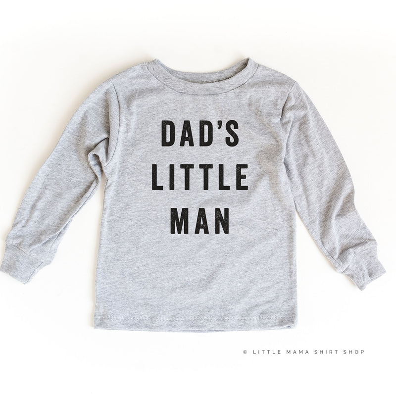 Dad's Little Man - Long Sleeve Child Shirt