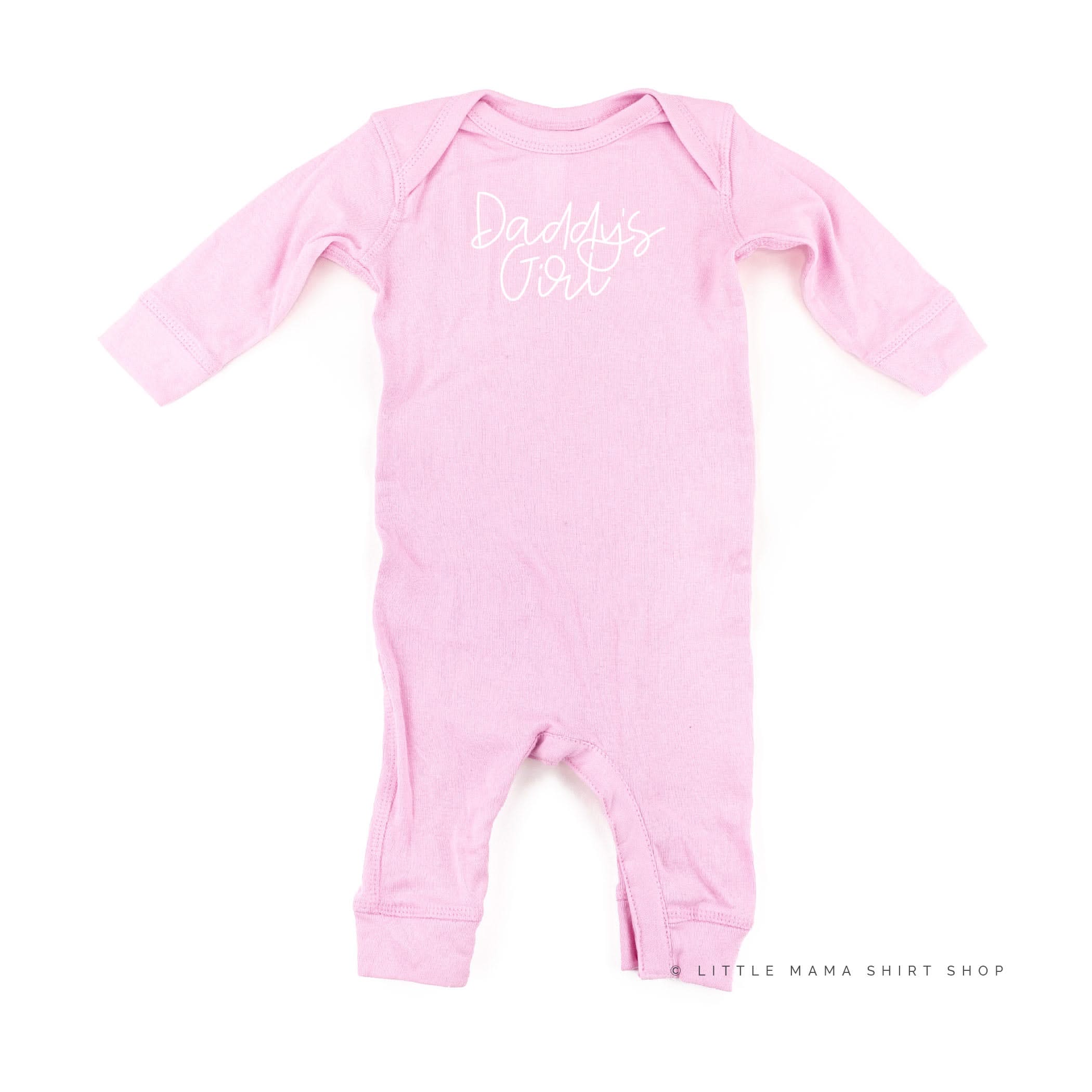 Daddy's Girl - Cursive - One Piece Baby Sleeper Little Mama Shirt Shop