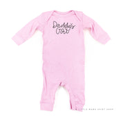 Daddy's Girl - Cursive - One Piece Baby Sleeper Little Mama Shirt Shop