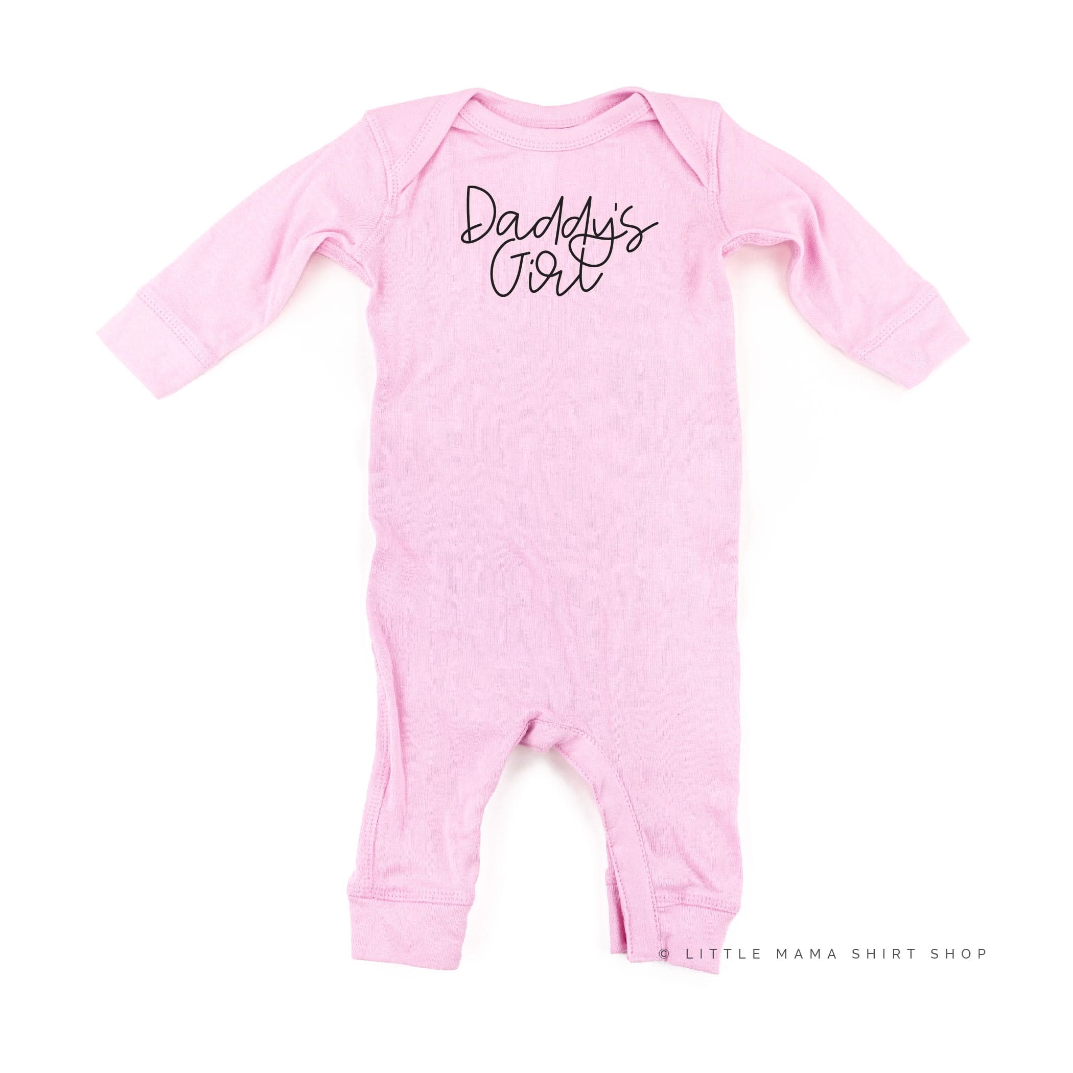 Daddy's Girl - Cursive - One Piece Baby Sleeper Little Mama Shirt Shop
