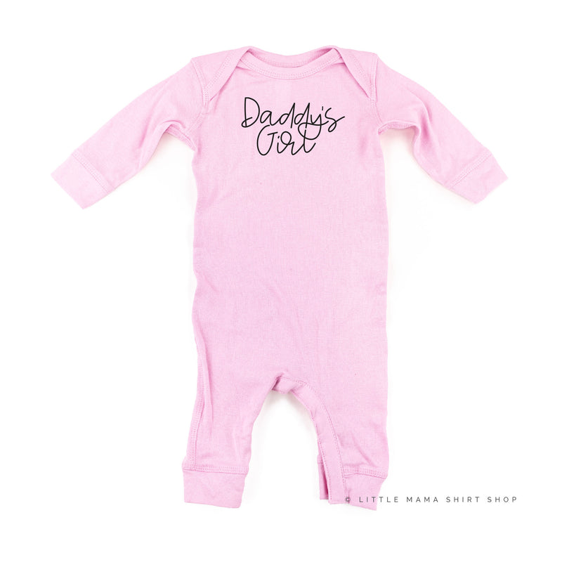 Daddy's Girl - Cursive - One Piece Baby Sleeper