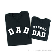 DAD / STRONG LIKE DAD - Set of 2 Shirts Little Mama Shirt Shop
