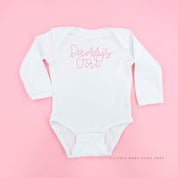 Daddy's Girl - Cursive - Long Sleeve Child Shirt Little Mama Shirt Shop