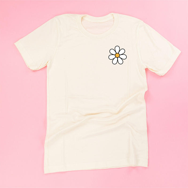Pocket Daisy on Front w/ Have a Great Daysy on Back - Unisex Tee