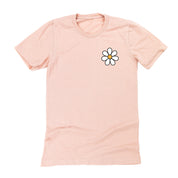 Pocket Daisy on Front w/ Have a Great Daysy on Back - Unisex Tee Little Mama Shirt Shop