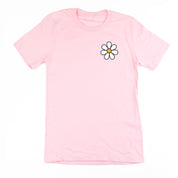Pocket Daisy on Front w/ Have a Great Daysy on Back - Unisex Tee Little Mama Shirt Shop