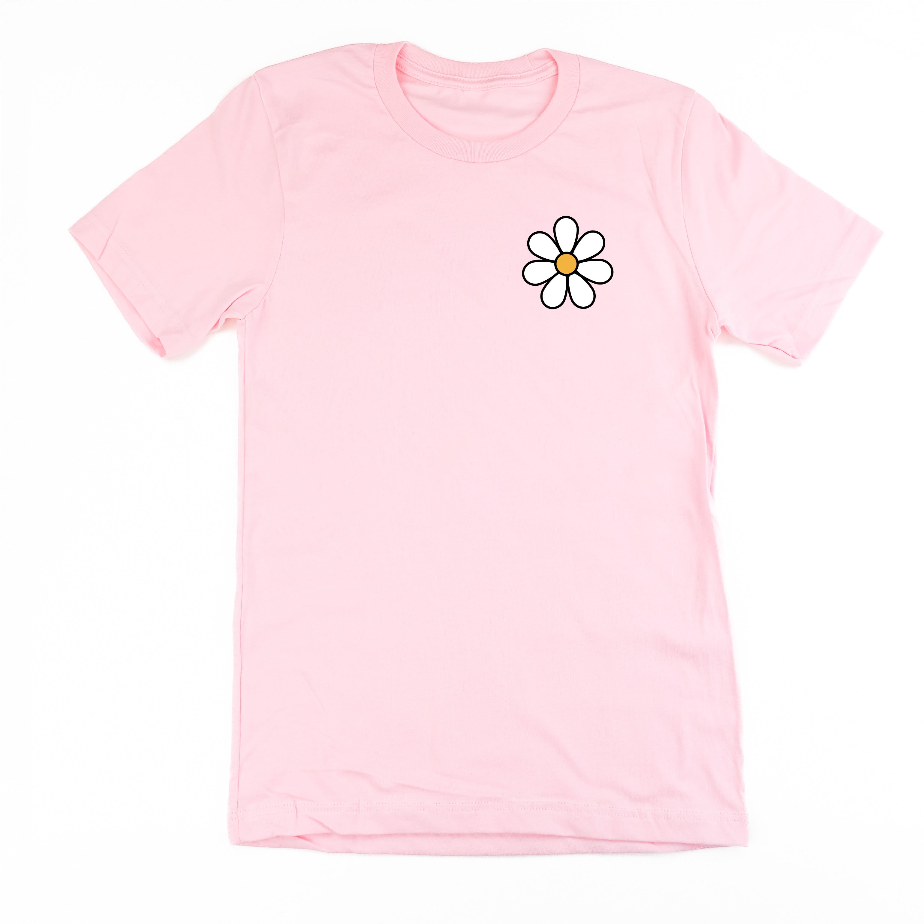 Pocket Daisy on Front w/ Have a Great Daysy on Back - Unisex Tee Little Mama Shirt Shop