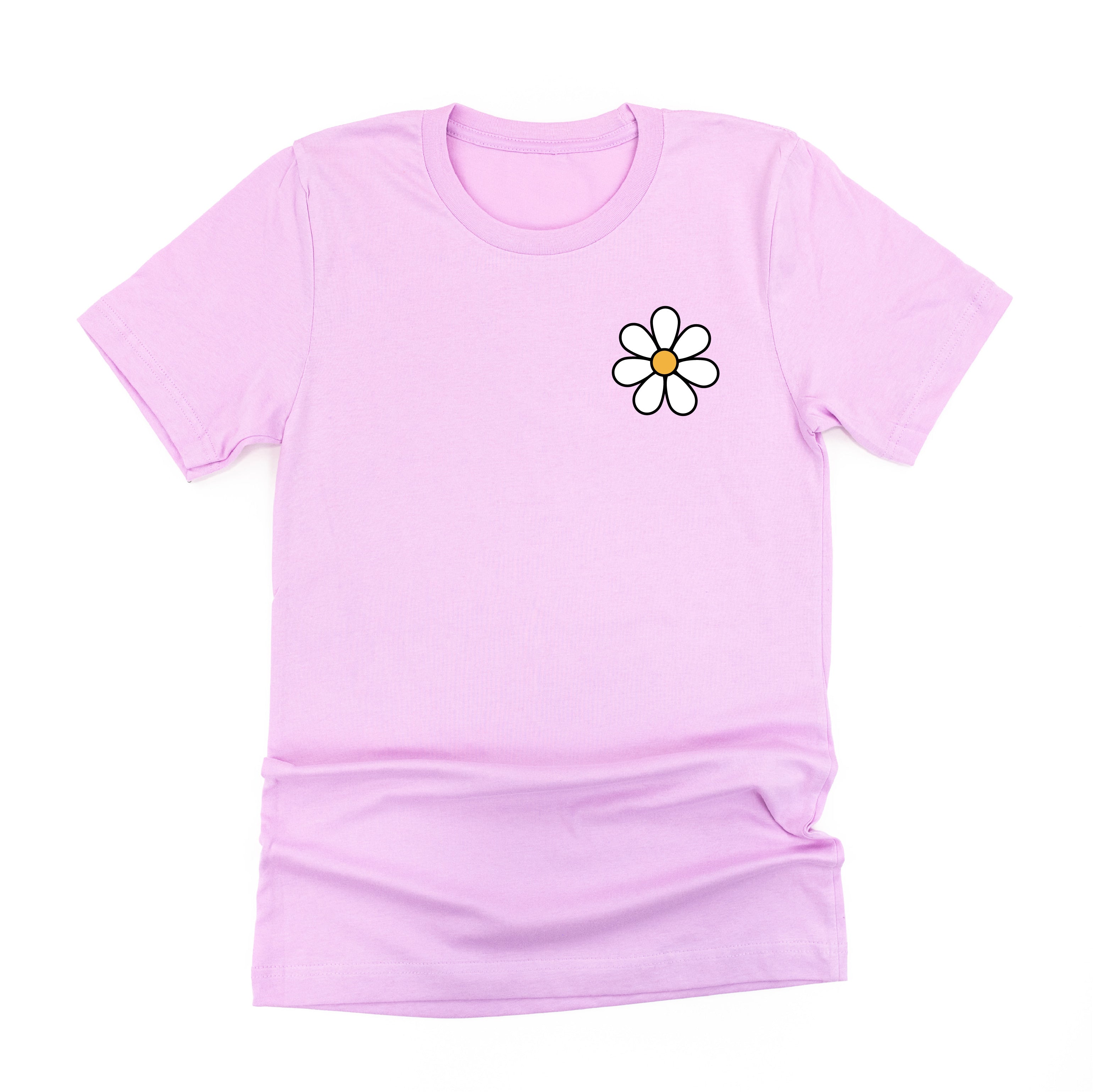 Pocket Daisy on Front w/ Have a Great Daysy on Back - Unisex Tee Little Mama Shirt Shop